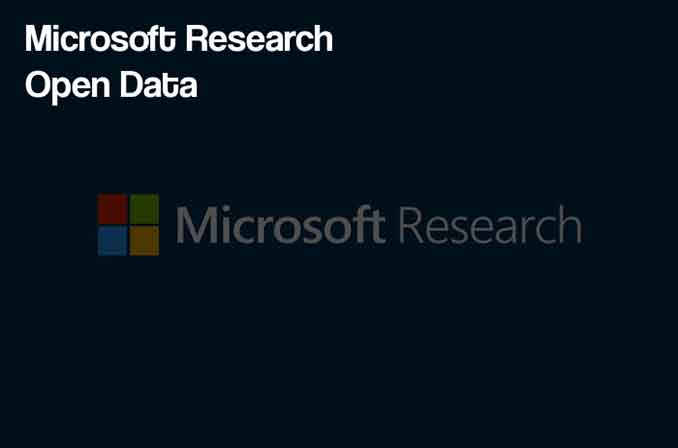 Microsoft Research Open Data: ریپازیتوری مجموعه‌ داده‌های تحقیقاتی اپن‌سورس مایکروسافت